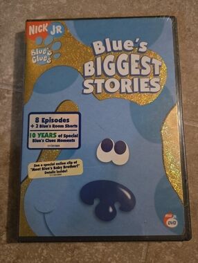 Blues Clues Biggest Stories Nick Jr DVD Blue Dog Kids Childrens Educational